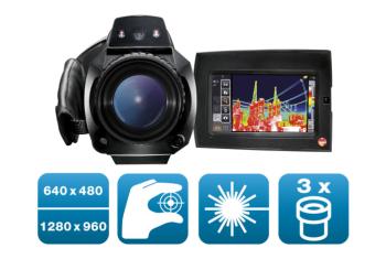 ##Testo 890 termografikamera sæt m/Super telelinse og to valgfrie linse